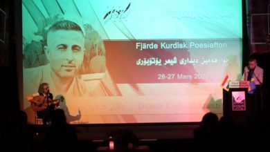 تصویر با شاعران ایرانی در چهارمین جشنواره شعر کُردی «یوتوبوری» سوئد
