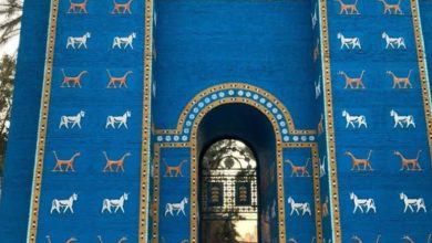 تصویر دروازه بابل با نام یشتار الهه آشوری، میراث باستانی ایرانی