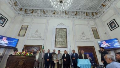 تصویر گزارش تصویری آیین نکوداشت محمدجعفر یاحقی شاهنامه‌پژوه ایرانی