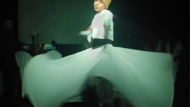 تصویر نمایش‌نامه‌خوانی قوانین عشق با اجرای رقص سماع