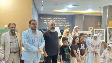 تصویر گام پنجم بیست و یکمین بزرگداشت حکیم فردوسی در قم
