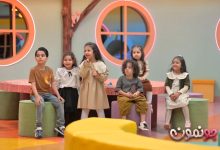 تصویر نقالی و حضور خردسالان عضو بنیاد فردوسی در برنامه جونمون